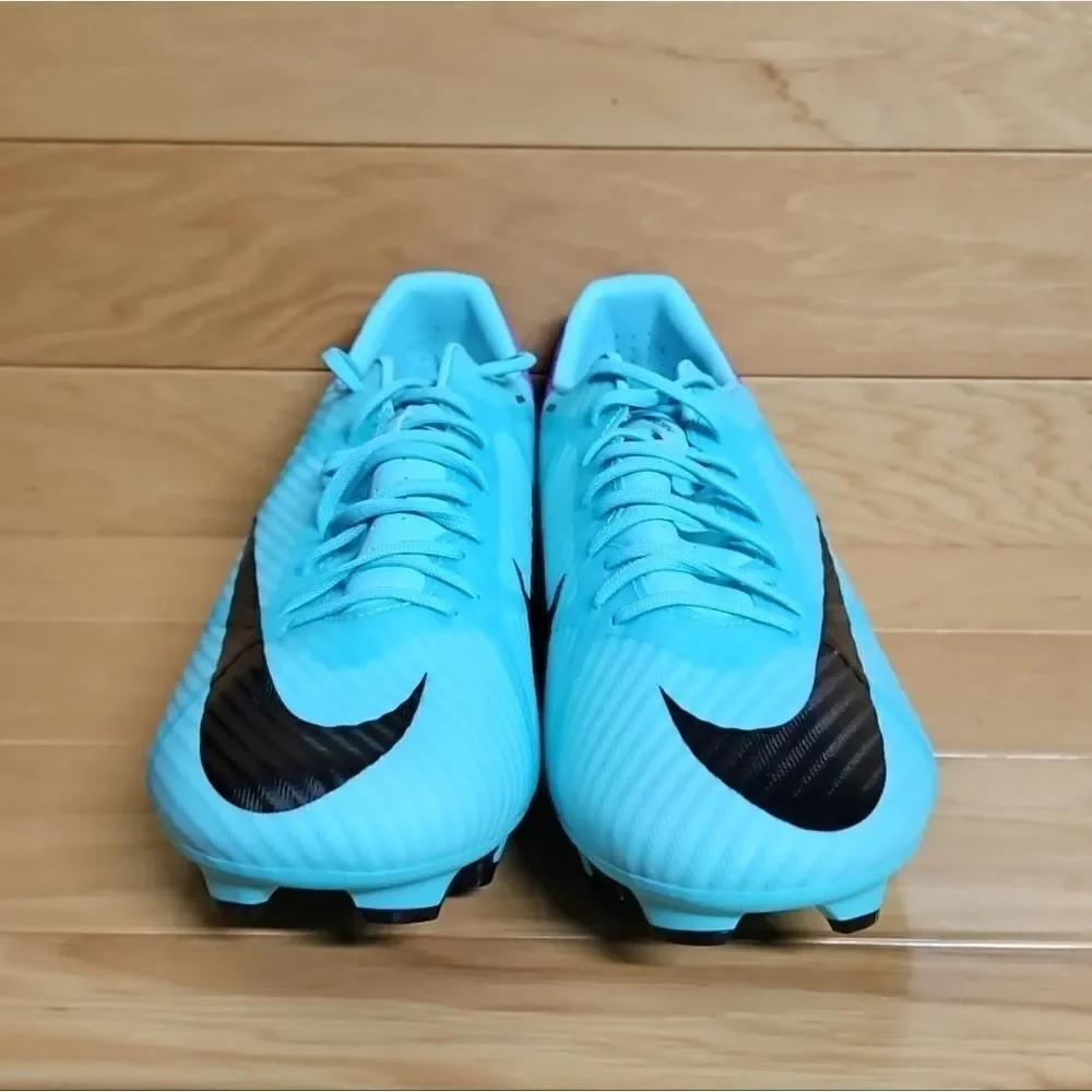 Nike Zoom Vapor 15 Academy Mens Size 10 DJ5631-300 FG/MG Turquoise Soccer Cleats